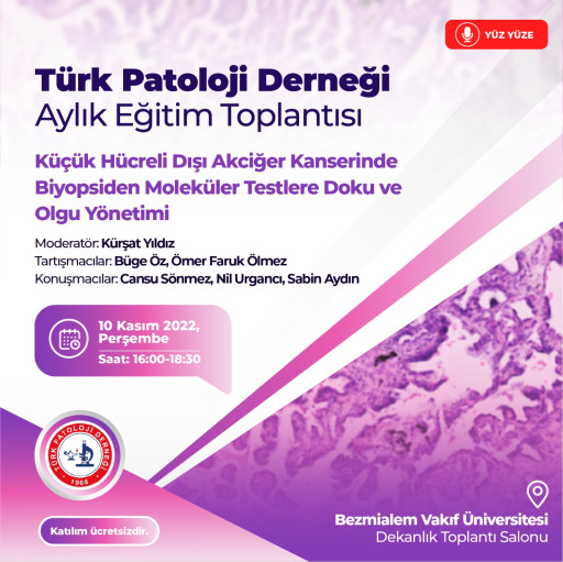 Küçük Hücreli Dışı Akciğer Kanseri Biyopsiden Moleküler Testlere Doku ve Olgu Yönetimi