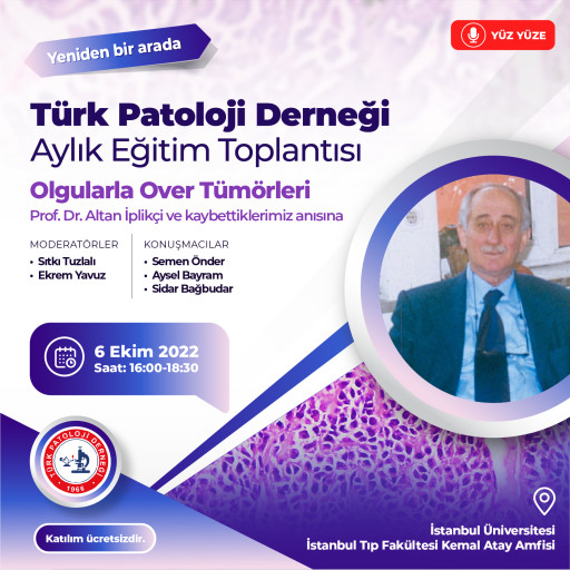 Olgularla Over Tümörleri - Prof. Dr. Altan İplikçi ve kaybettiklerimiz anısına