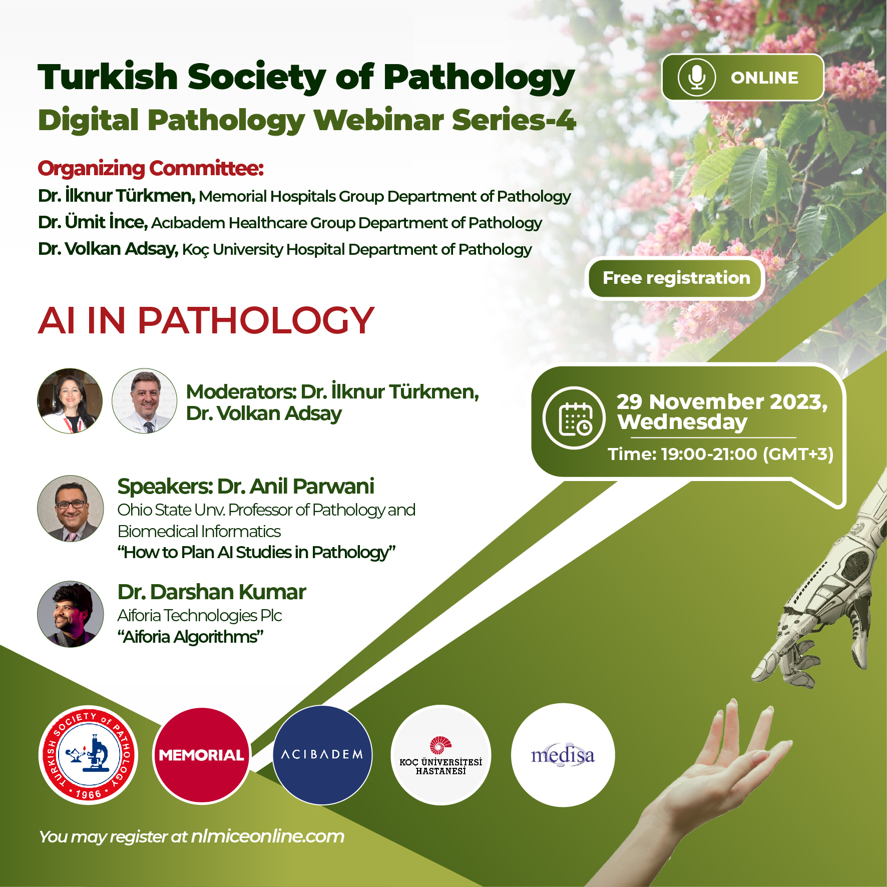 Dijital Patoloji Webinar Serisi-4 Patolojide Yapay Zeka Çalışmaları