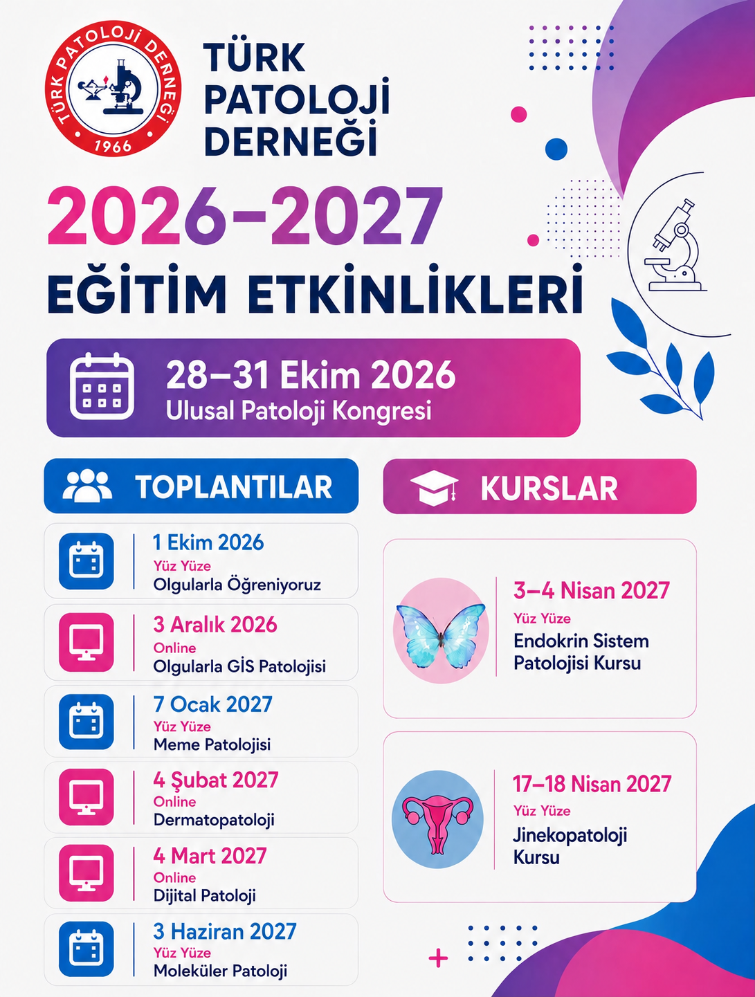 2026-2027 Eğitim Etkinlikleri